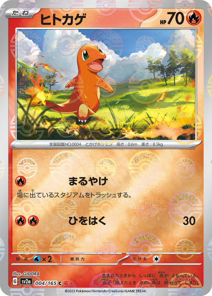 Charmander (Poké Ball Pattern) — Japanese 151