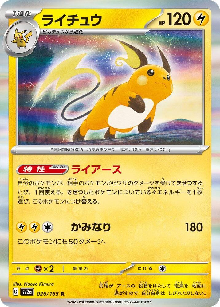 Raichu (Master Ball Pattern)