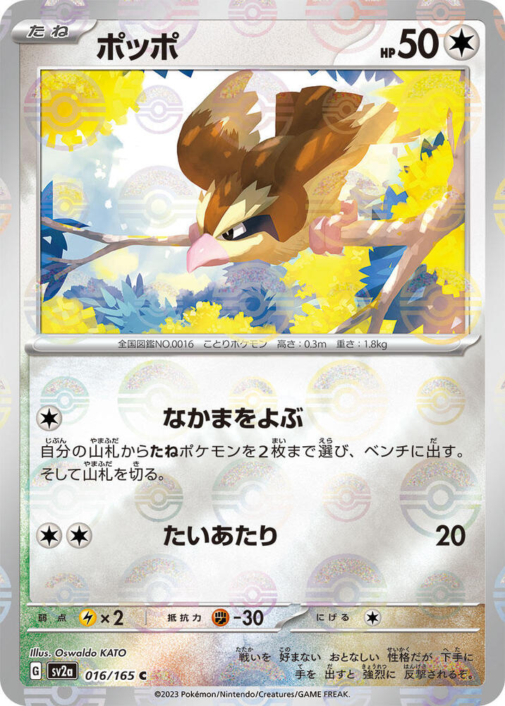 Pidgey (Poké Ball Pattern)