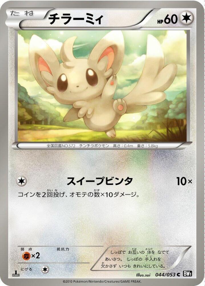 Minccino — Japanese Black Collection