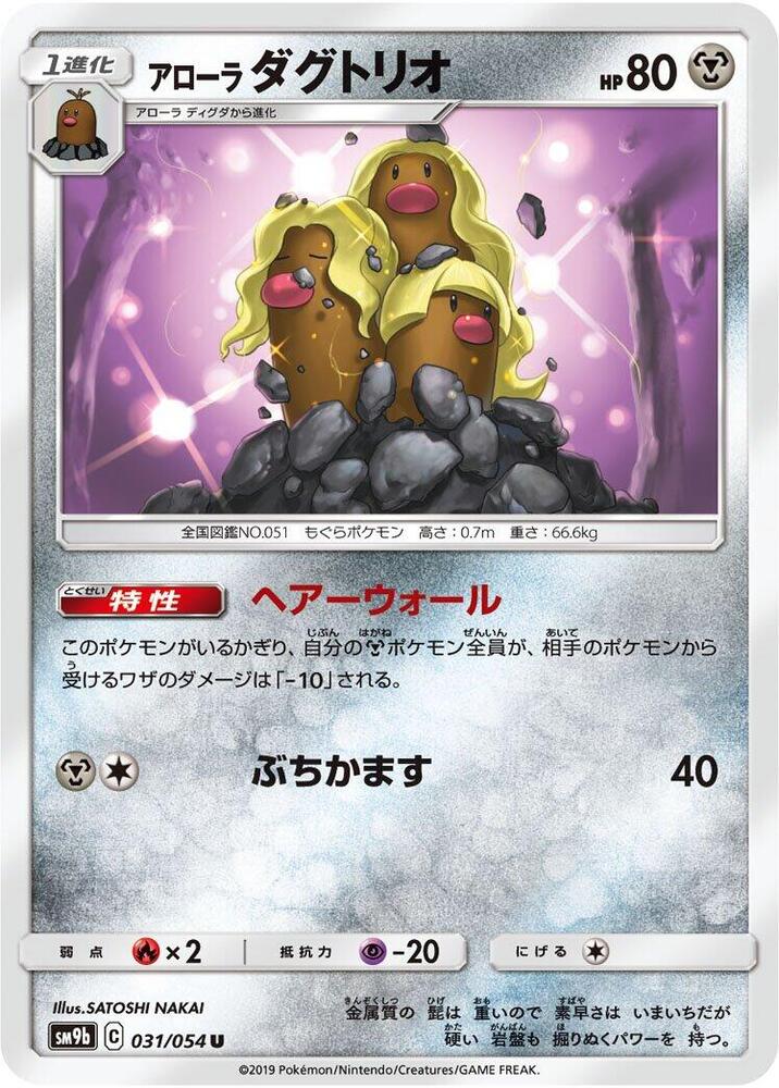 Alolan Dugtrio — Japanese Full Metal Wall