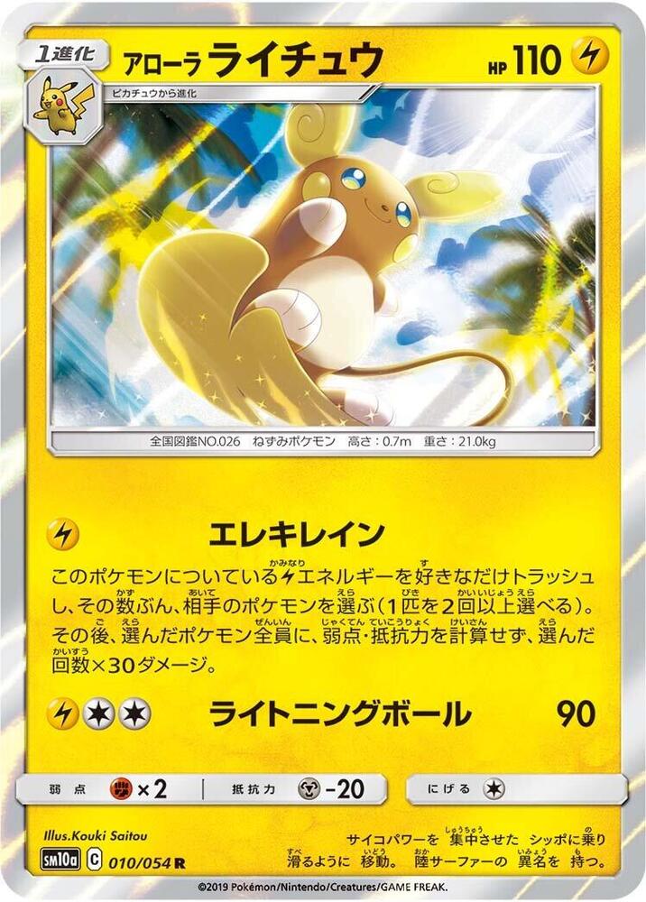 Alolan Raichu — Japanese GG End