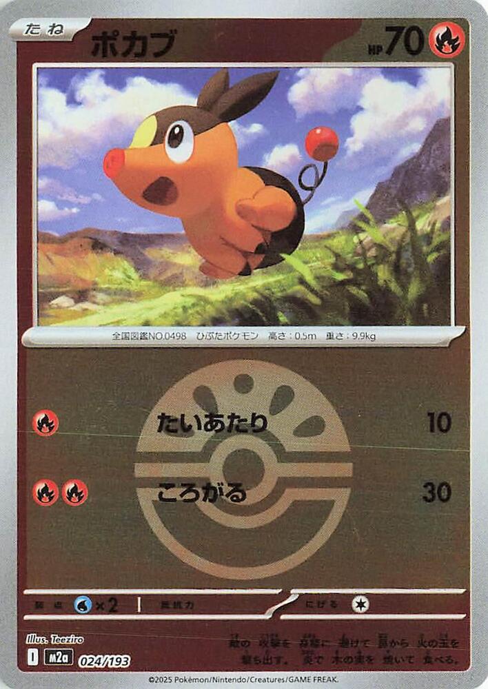 Tepig (Friend Ball Pattern) — Japanese MEGA Dream ex