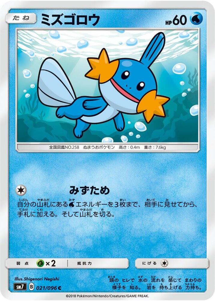Mudkip (21) — Japanese Sky-Splitting Charisma