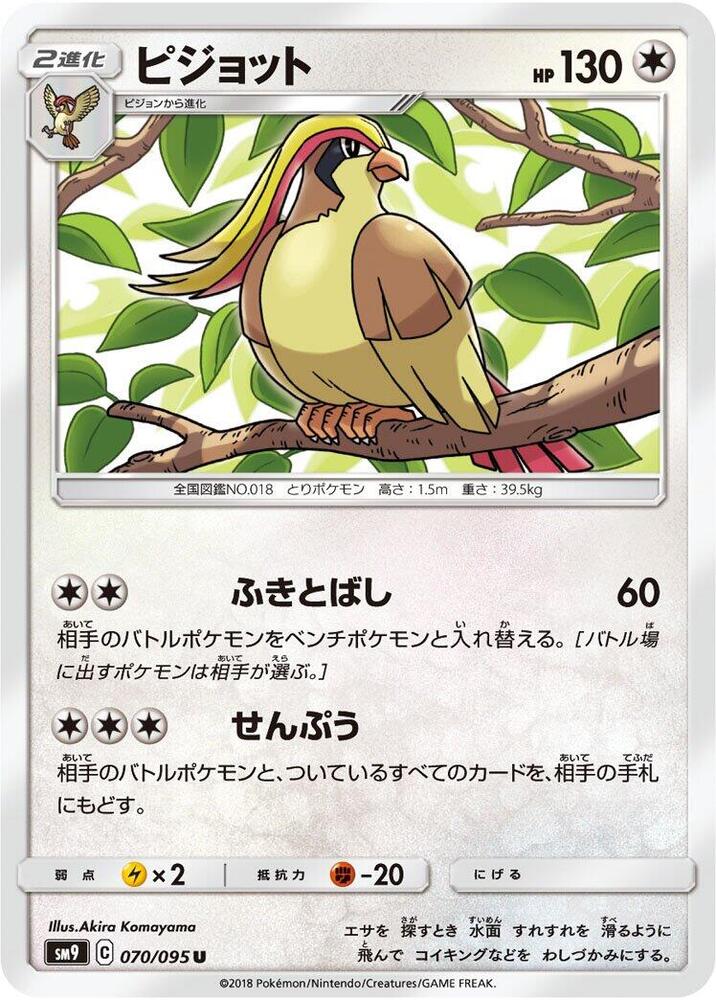 Pidgeot — Japanese Tag Bolt
