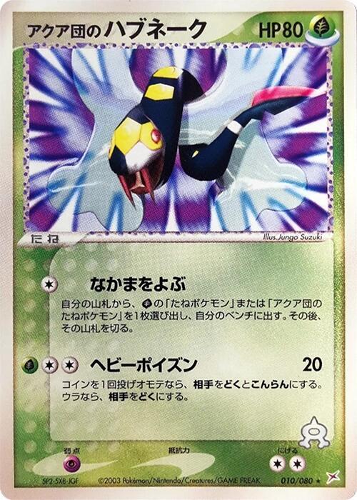 Team Aquas Seviper — Japanese Team Magma vs Team Aqua