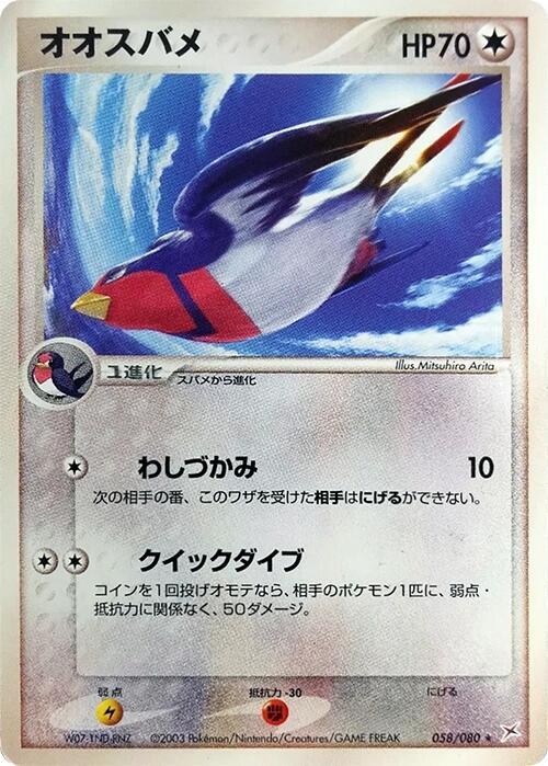 Swellow — Japanese Team Magma vs Team Aqua