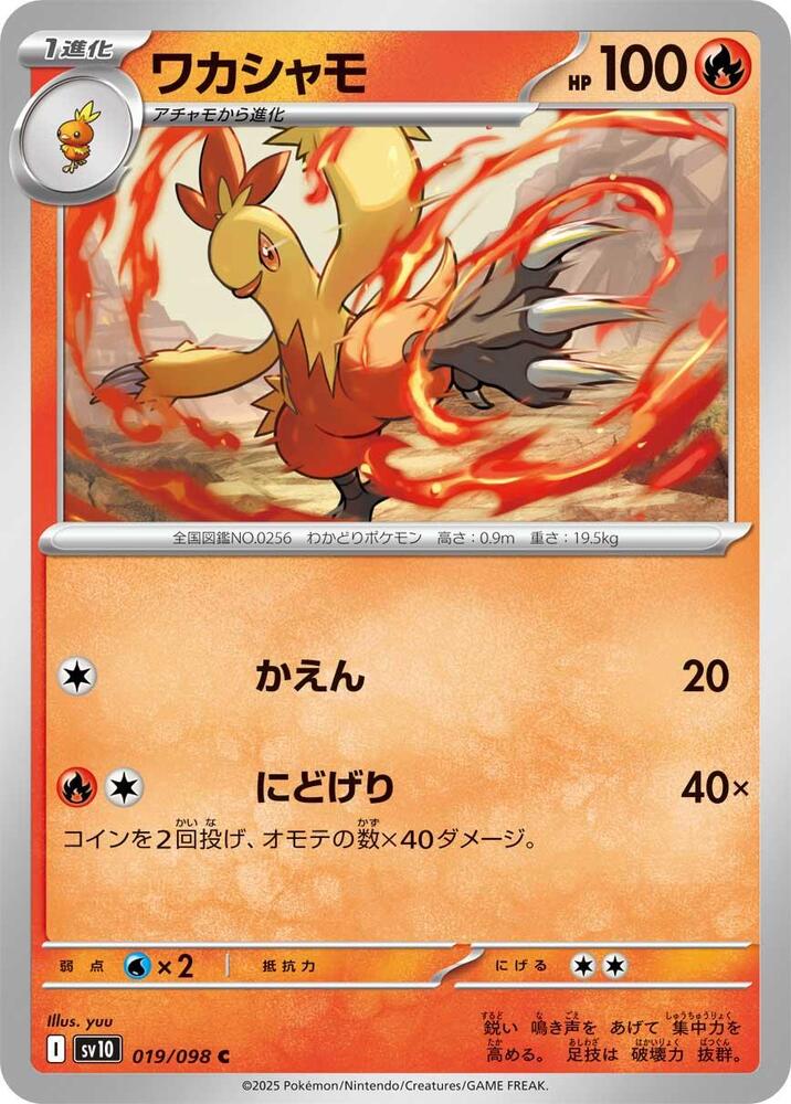 Combusken — Japanese The Glory of Team Rocket